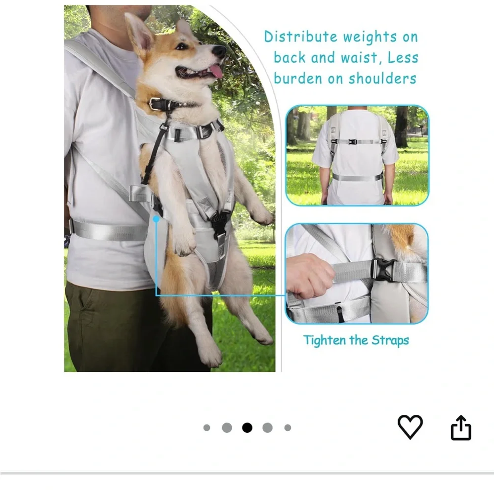 Pet-bonus Front Dog Carrier Gray Small